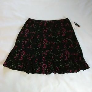 NWT New Briggs New York Floral Skirt 3X Plus Size